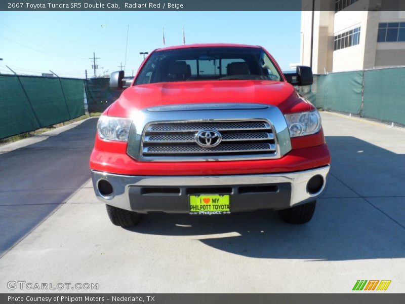 Radiant Red / Beige 2007 Toyota Tundra SR5 Double Cab