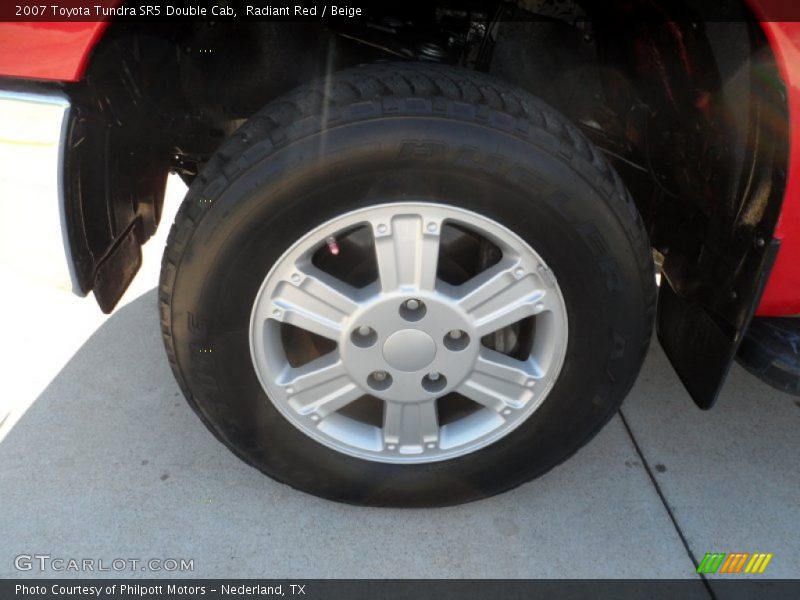 Radiant Red / Beige 2007 Toyota Tundra SR5 Double Cab