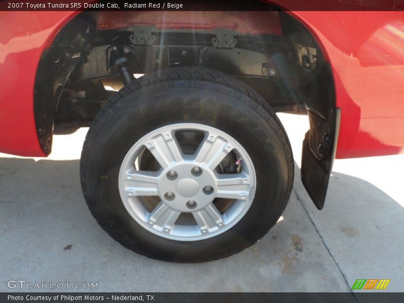 Radiant Red / Beige 2007 Toyota Tundra SR5 Double Cab