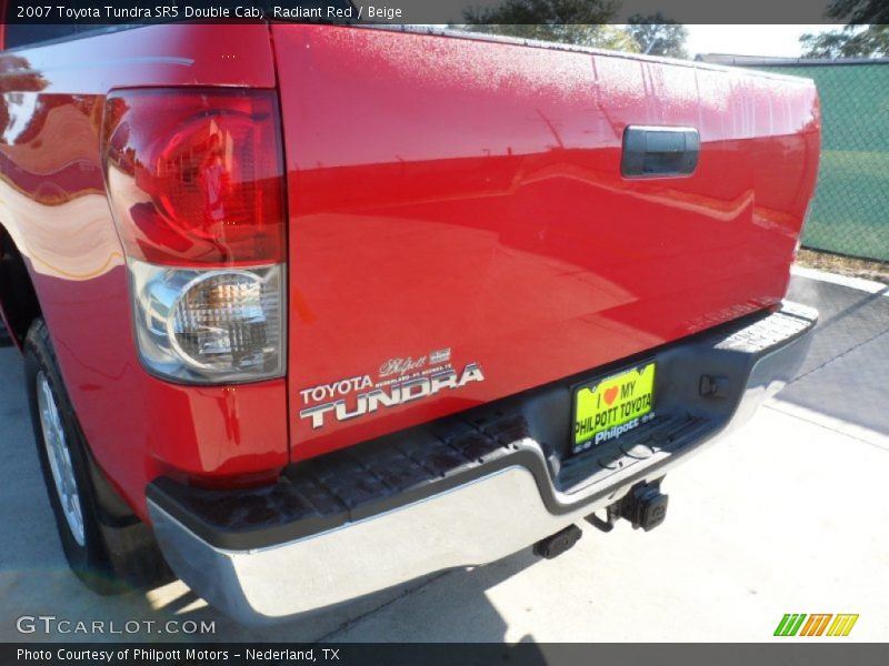 Radiant Red / Beige 2007 Toyota Tundra SR5 Double Cab