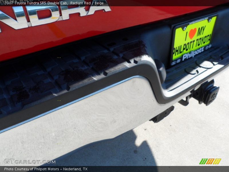 Radiant Red / Beige 2007 Toyota Tundra SR5 Double Cab