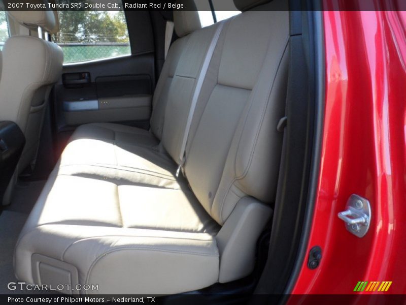 Radiant Red / Beige 2007 Toyota Tundra SR5 Double Cab
