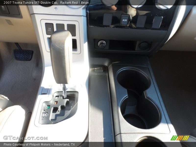 Radiant Red / Beige 2007 Toyota Tundra SR5 Double Cab