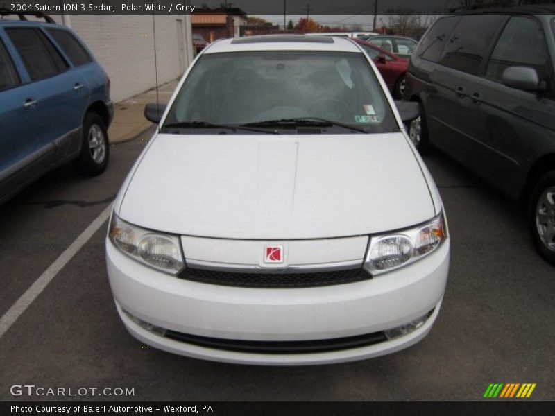 Polar White / Grey 2004 Saturn ION 3 Sedan