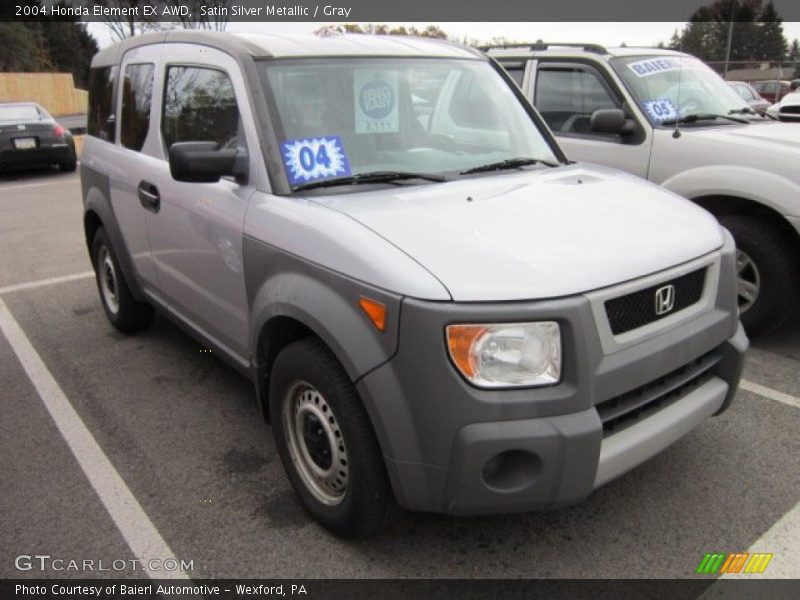 Satin Silver Metallic / Gray 2004 Honda Element EX AWD