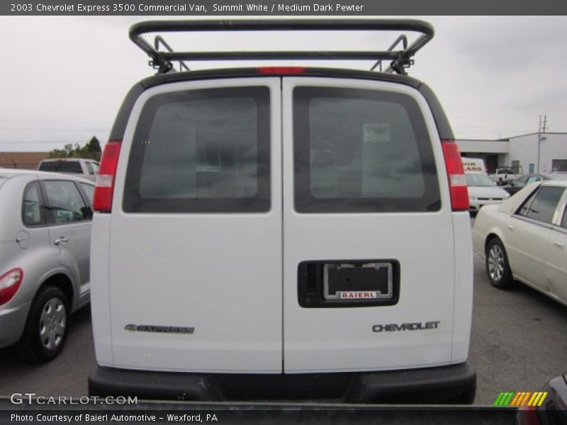 Summit White / Medium Dark Pewter 2003 Chevrolet Express 3500 Commercial Van