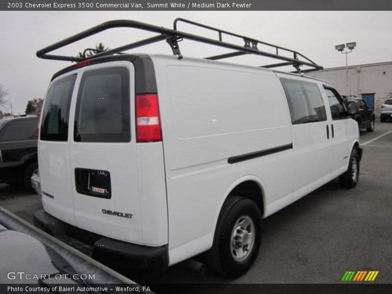 Summit White / Medium Dark Pewter 2003 Chevrolet Express 3500 Commercial Van