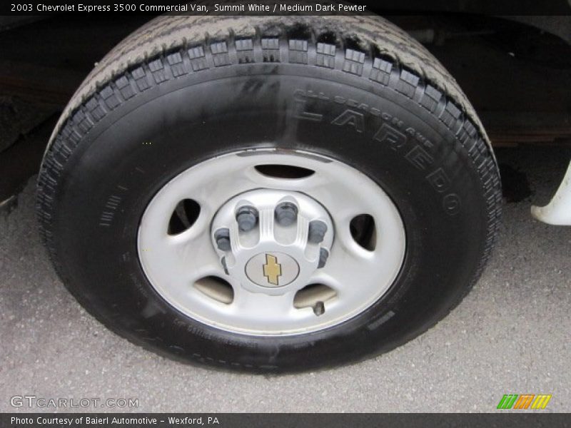 Summit White / Medium Dark Pewter 2003 Chevrolet Express 3500 Commercial Van