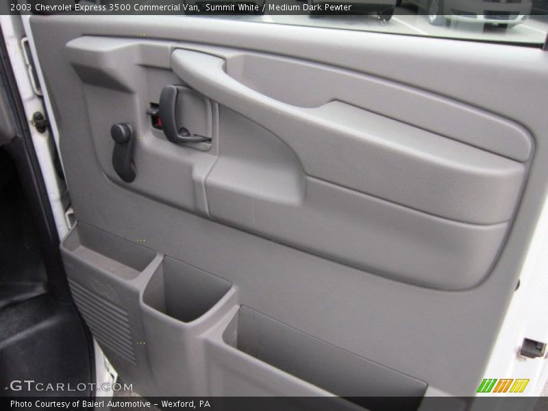 Summit White / Medium Dark Pewter 2003 Chevrolet Express 3500 Commercial Van