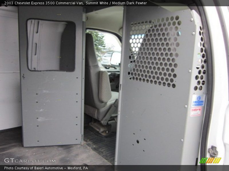 Summit White / Medium Dark Pewter 2003 Chevrolet Express 3500 Commercial Van