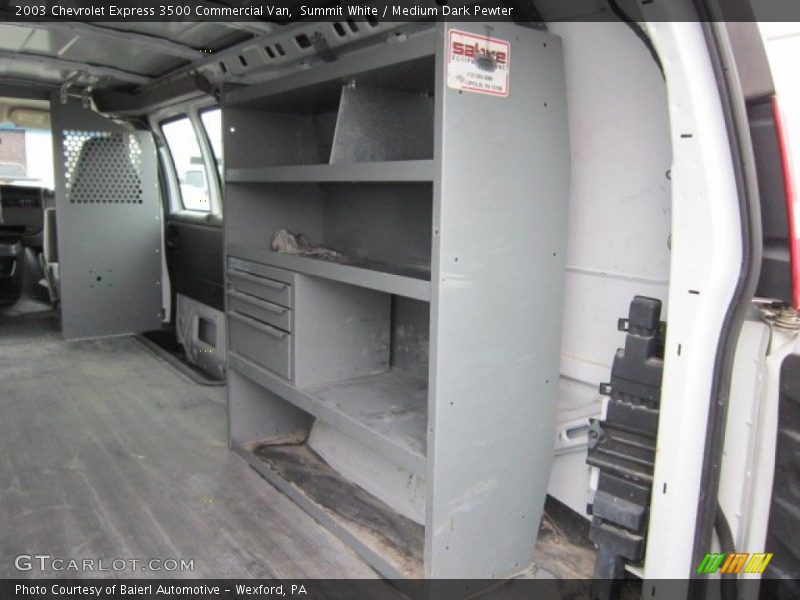 Summit White / Medium Dark Pewter 2003 Chevrolet Express 3500 Commercial Van