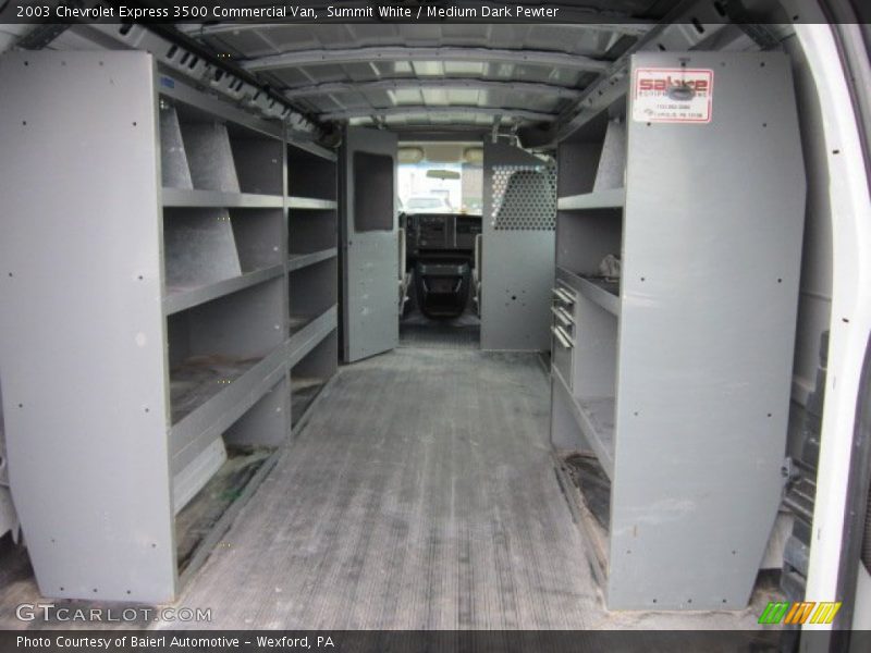 Summit White / Medium Dark Pewter 2003 Chevrolet Express 3500 Commercial Van