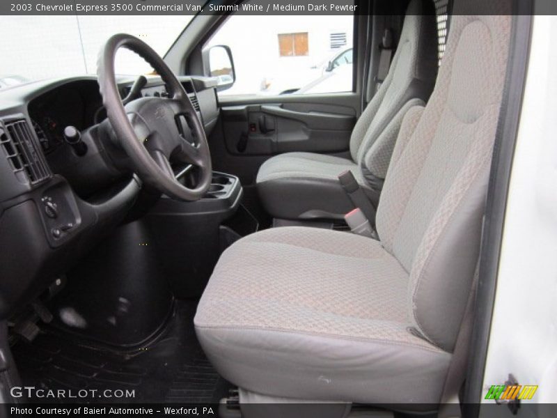 Summit White / Medium Dark Pewter 2003 Chevrolet Express 3500 Commercial Van