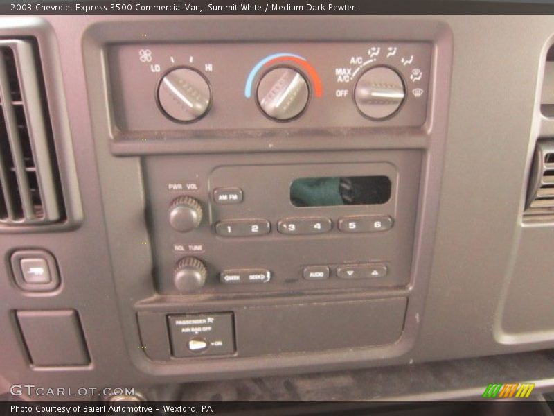 Summit White / Medium Dark Pewter 2003 Chevrolet Express 3500 Commercial Van