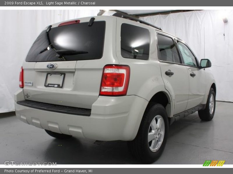 Light Sage Metallic / Charcoal 2009 Ford Escape XLS