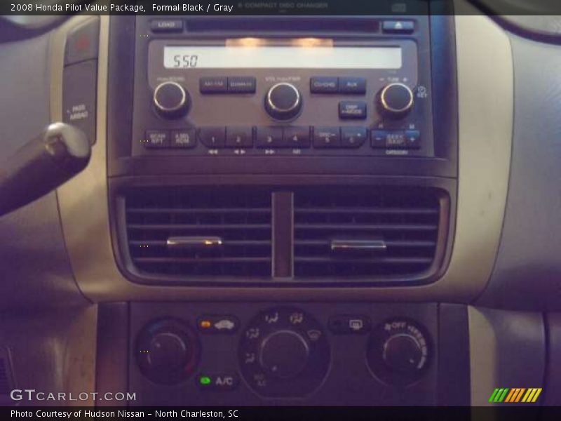 Formal Black / Gray 2008 Honda Pilot Value Package