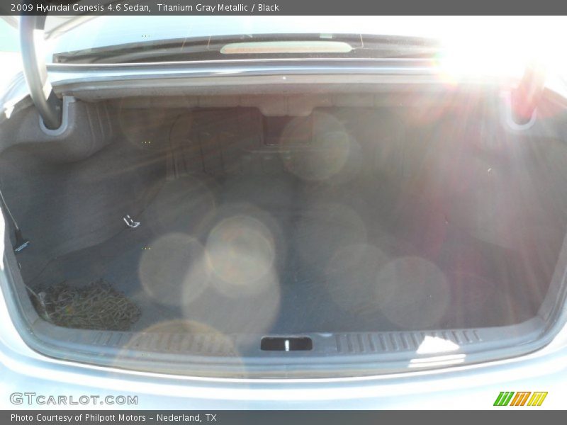 Titanium Gray Metallic / Black 2009 Hyundai Genesis 4.6 Sedan