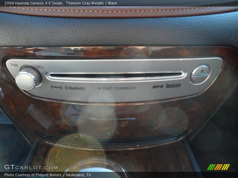 Titanium Gray Metallic / Black 2009 Hyundai Genesis 4.6 Sedan