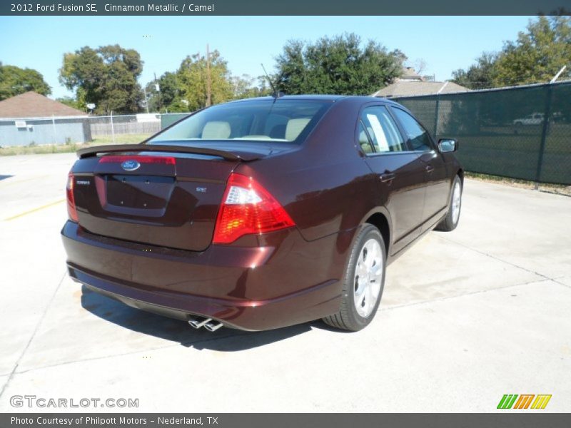 Cinnamon Metallic / Camel 2012 Ford Fusion SE
