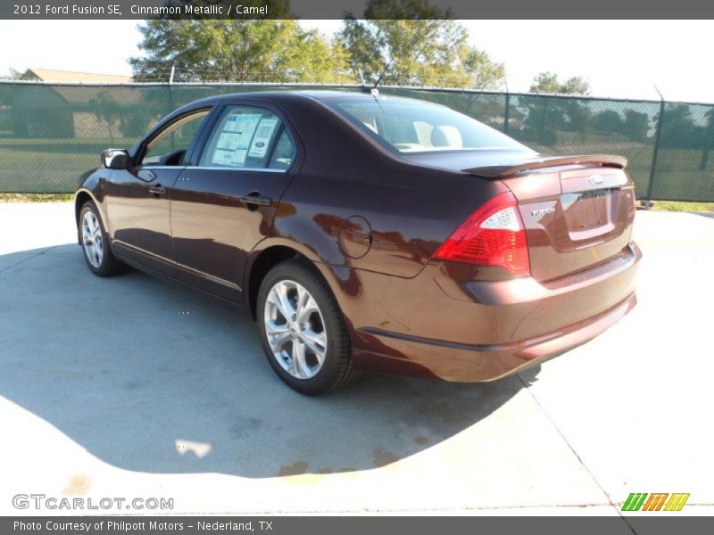 Cinnamon Metallic / Camel 2012 Ford Fusion SE