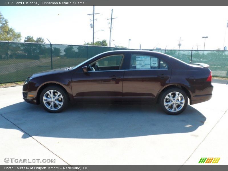 Cinnamon Metallic / Camel 2012 Ford Fusion SE
