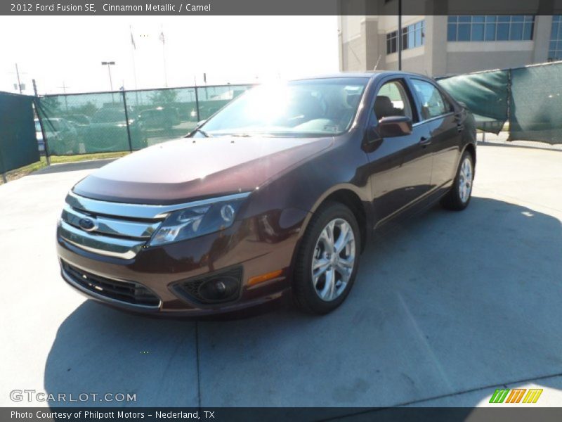 Cinnamon Metallic / Camel 2012 Ford Fusion SE