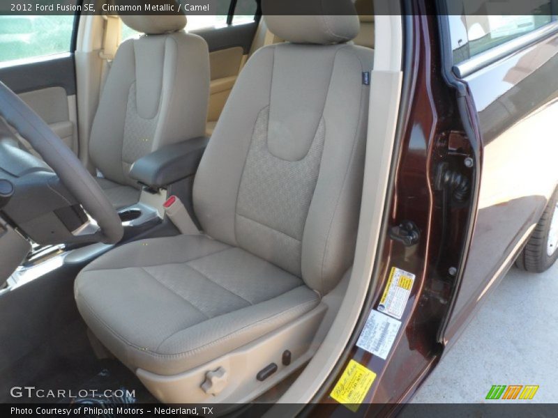 Cinnamon Metallic / Camel 2012 Ford Fusion SE