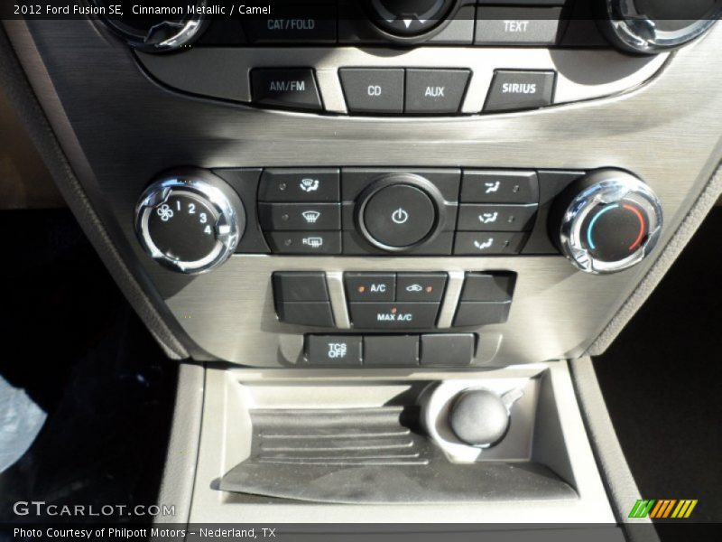 Cinnamon Metallic / Camel 2012 Ford Fusion SE