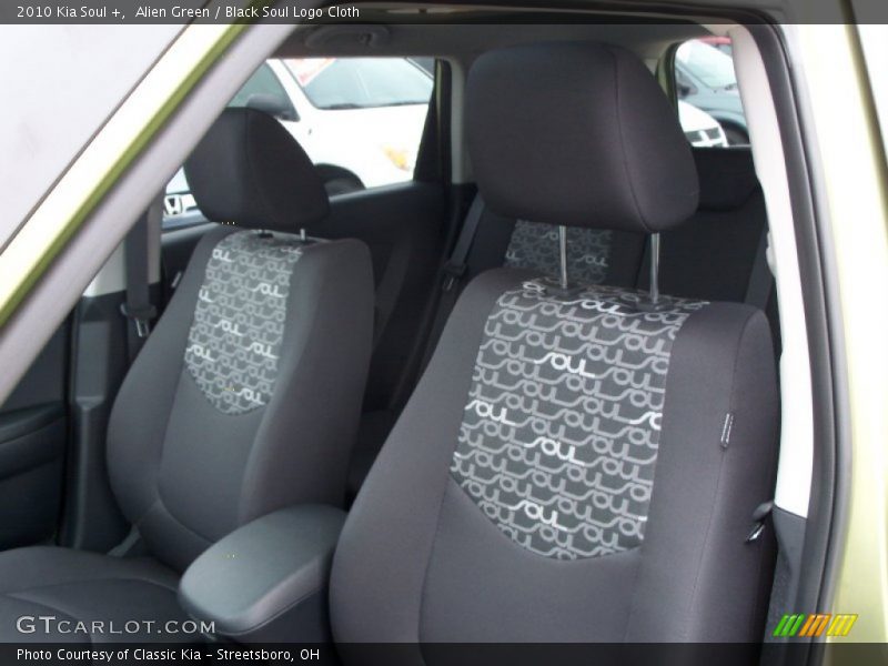 Alien Green / Black Soul Logo Cloth 2010 Kia Soul +
