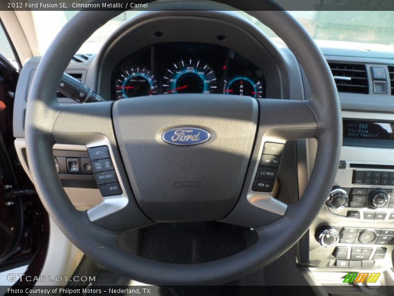 Cinnamon Metallic / Camel 2012 Ford Fusion SE