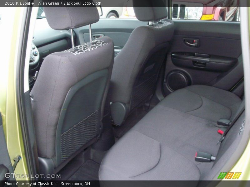 Alien Green / Black Soul Logo Cloth 2010 Kia Soul +