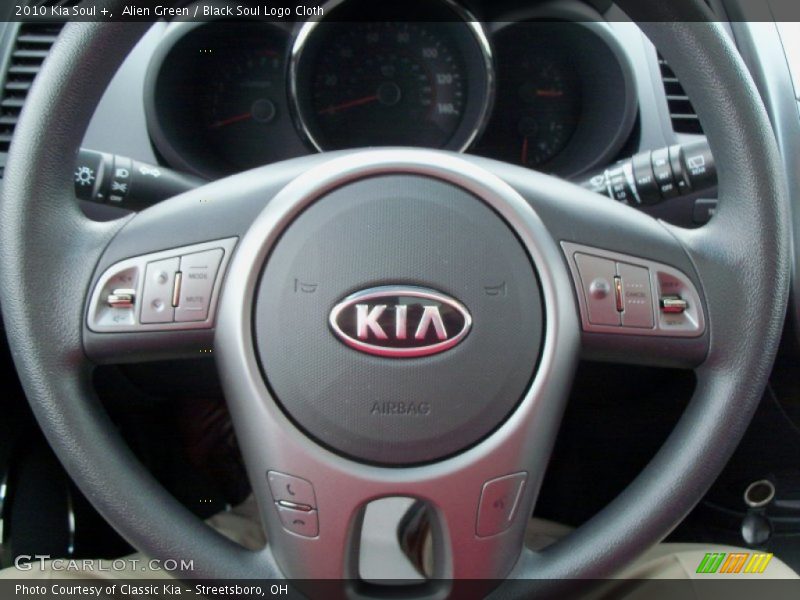 Alien Green / Black Soul Logo Cloth 2010 Kia Soul +