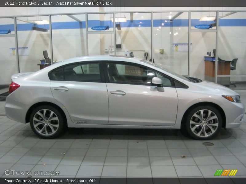  2012 Civic Si Sedan Alabaster Silver Metallic