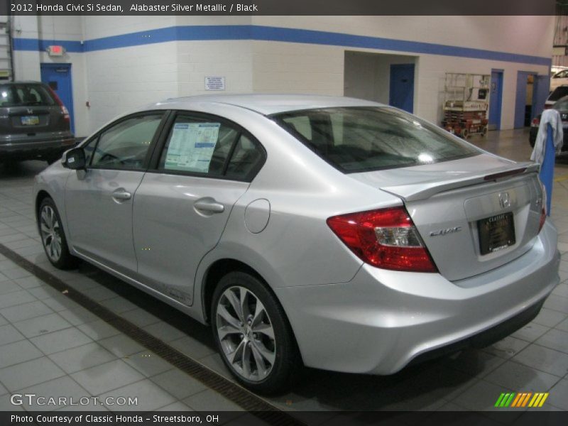  2012 Civic Si Sedan Alabaster Silver Metallic