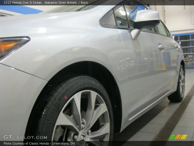 Alabaster Silver Metallic / Black 2012 Honda Civic Si Sedan