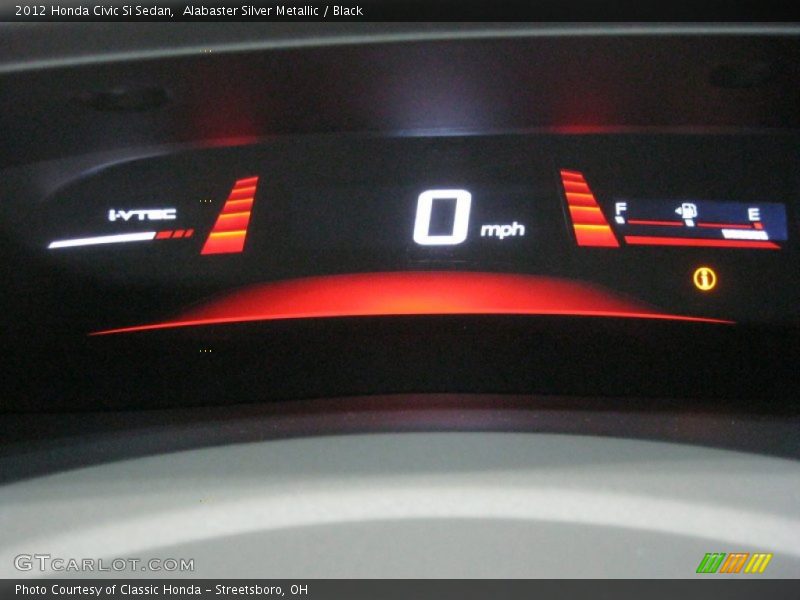  2012 Civic Si Sedan Si Sedan Gauges