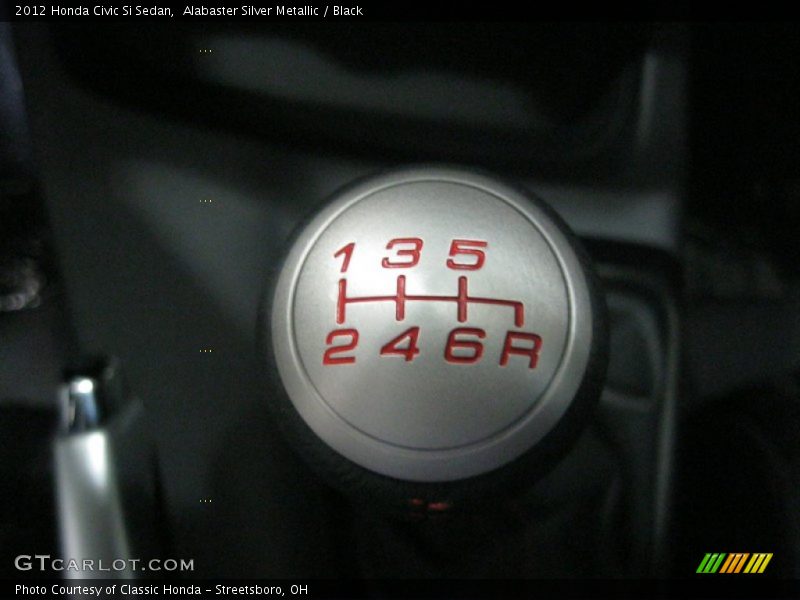  2012 Civic Si Sedan 6 Speed Manual Shifter