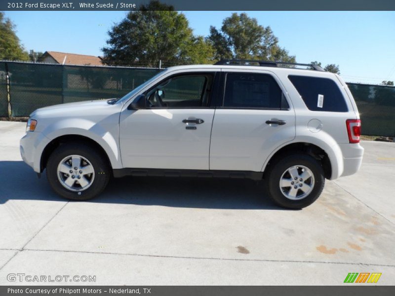 White Suede / Stone 2012 Ford Escape XLT