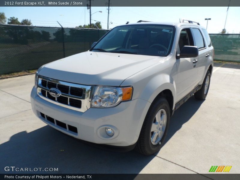 White Suede / Stone 2012 Ford Escape XLT