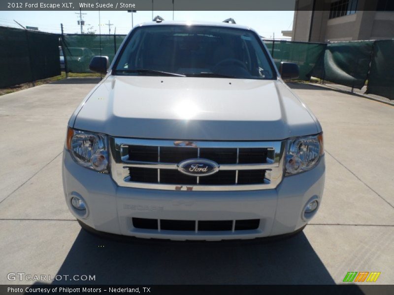 White Suede / Stone 2012 Ford Escape XLT