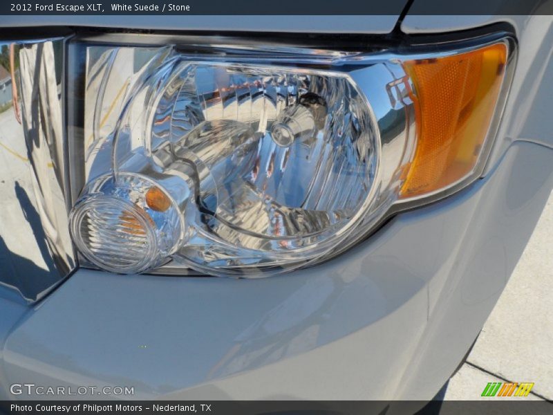 White Suede / Stone 2012 Ford Escape XLT