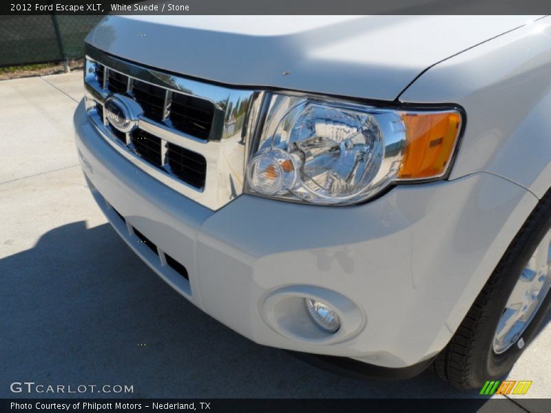 White Suede / Stone 2012 Ford Escape XLT