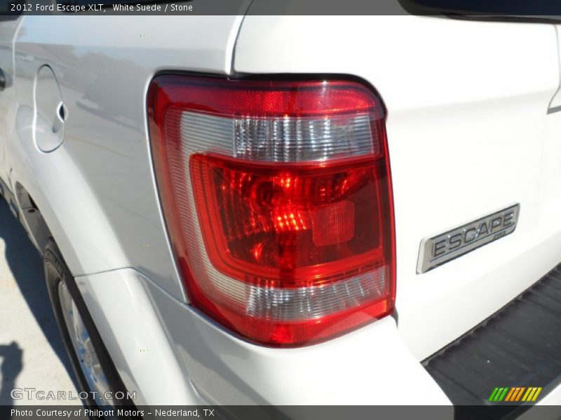 White Suede / Stone 2012 Ford Escape XLT