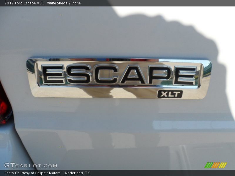 White Suede / Stone 2012 Ford Escape XLT