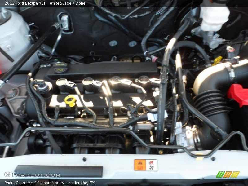 White Suede / Stone 2012 Ford Escape XLT