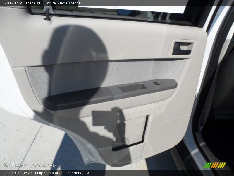 White Suede / Stone 2012 Ford Escape XLT