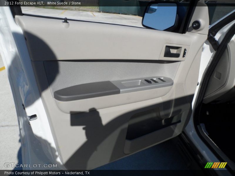 White Suede / Stone 2012 Ford Escape XLT