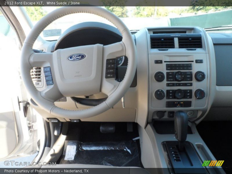 White Suede / Stone 2012 Ford Escape XLT
