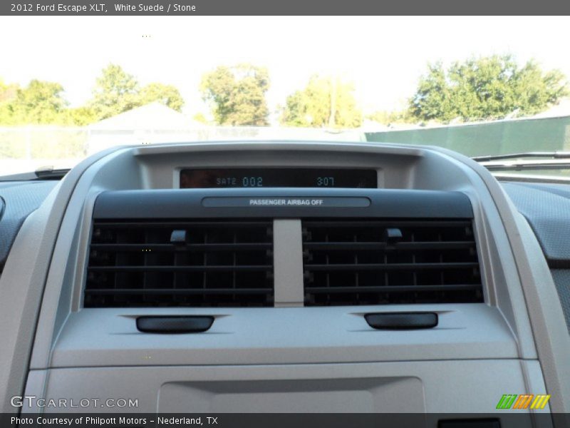White Suede / Stone 2012 Ford Escape XLT