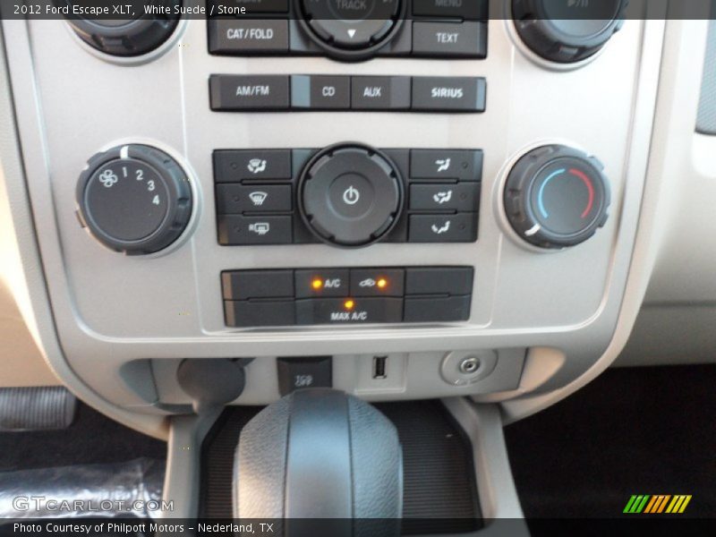 White Suede / Stone 2012 Ford Escape XLT